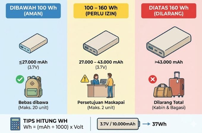 2. Kapasitas yang Aman & Batas Maskapai