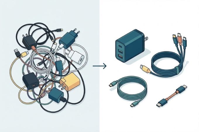 2. Pilih Kabel & Charger Secukupnya, Bukan Semua