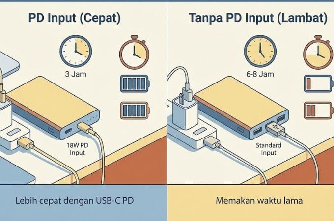 6. Kecepatan Recharging Part