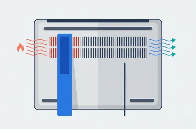 1. Penempatan dan Sirkulasi Udara (Airflow)