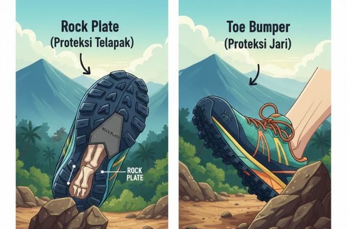 3. Proteksi Rock Plate dan Toe Bumper