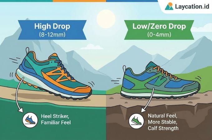 4. Pahami Heel to Toe Drop