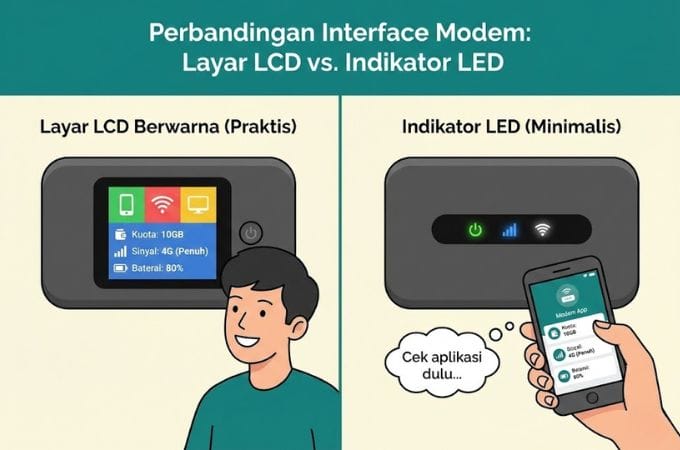8. 3. Satu lagi yang sering aku perhatikan adalah interface atau layar informasinya