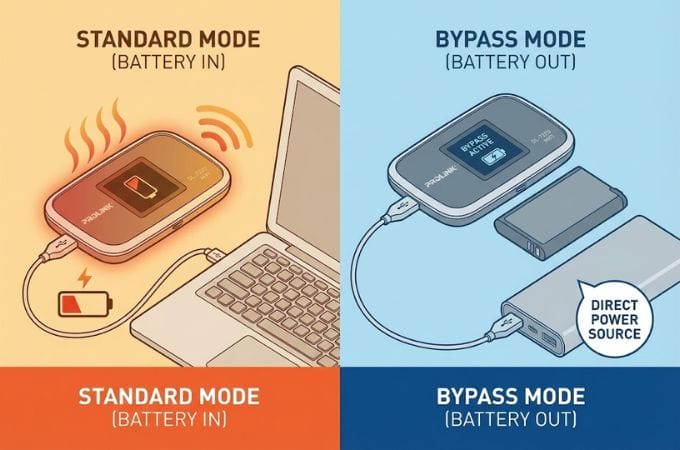 5. Fitur Bypass Battery