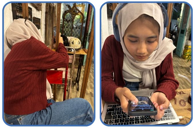 [FOTO PLACEHOLDER 06 — Foto bersama pacar di area outdoor, atau foto suasana keseluruhan cafe dari jarak yang lebih lebar]