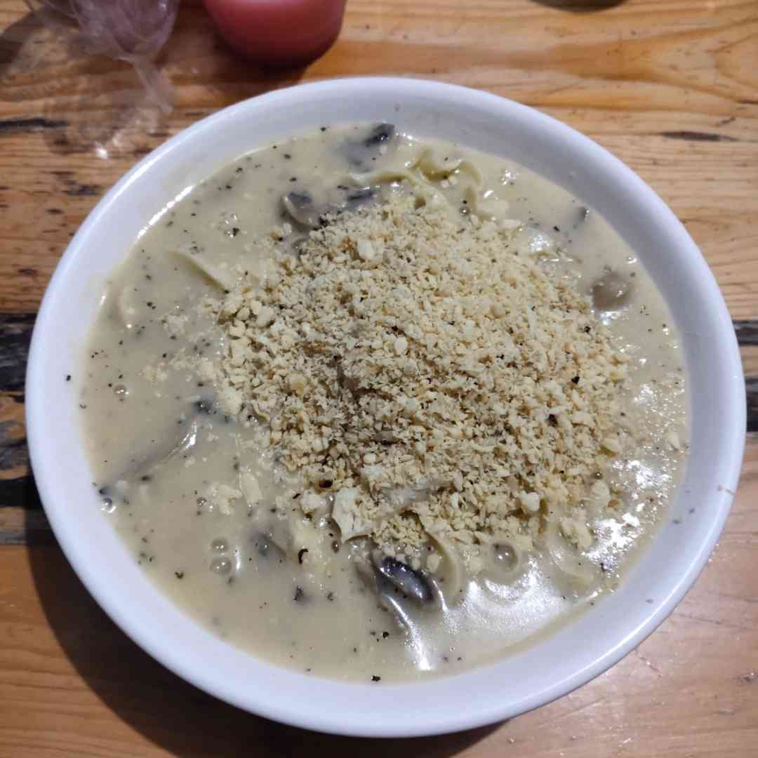 Mie Carbonara dari Mikane Malang