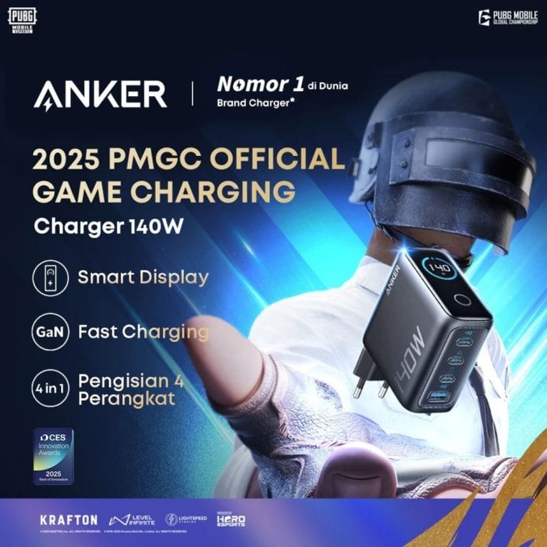 2. Anker Digital Display 140W Charger with Type C Cable