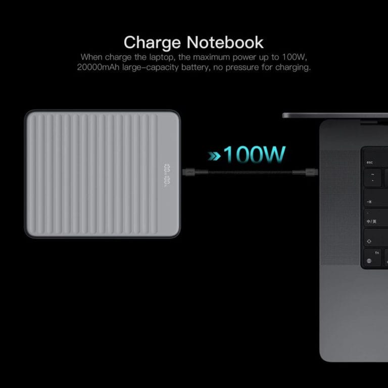 2. KiiP E63 Power Bank Fast Charging 100W Quick Charge Type C PD