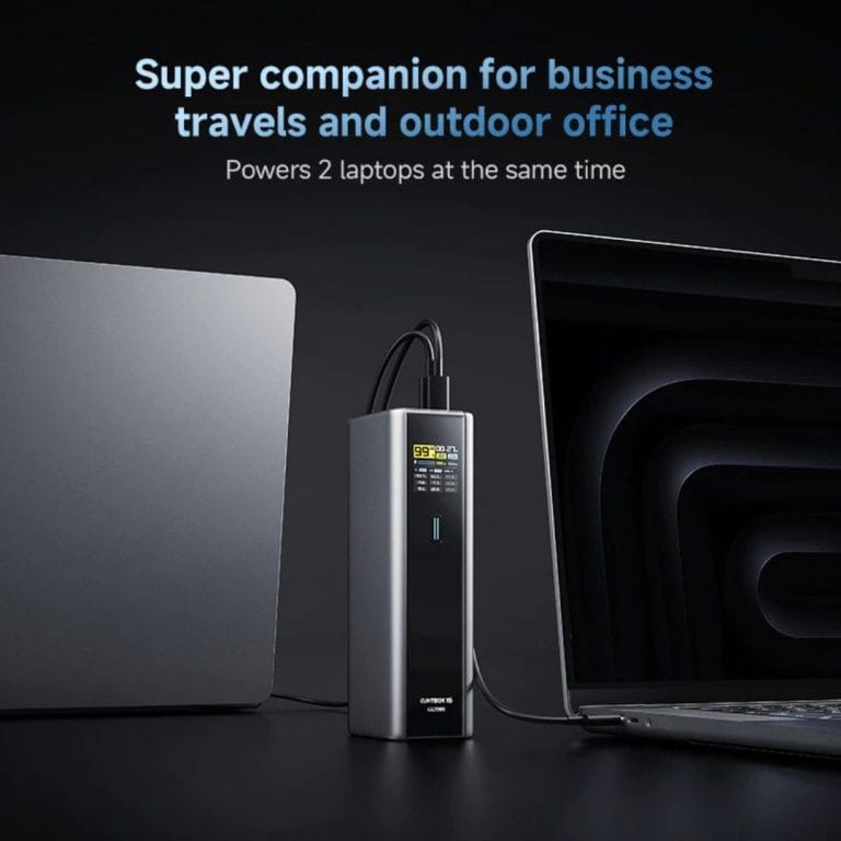 3. Cuktech 15 Ultra Power Bank 20000mAh 210W USB Type C Fast Charging