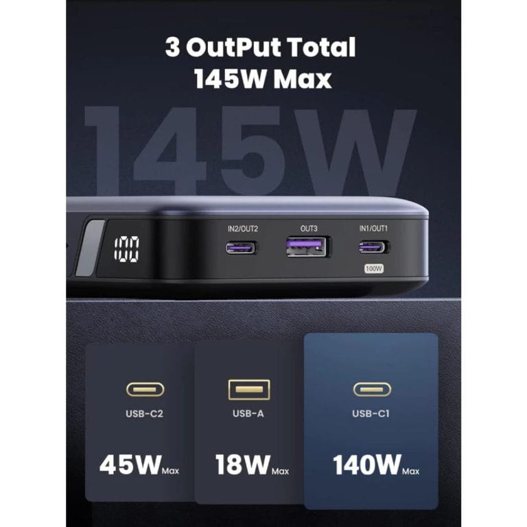 3. UGREEN PowerBank 20.000mAh 25.000mAh Fast Charging 67W