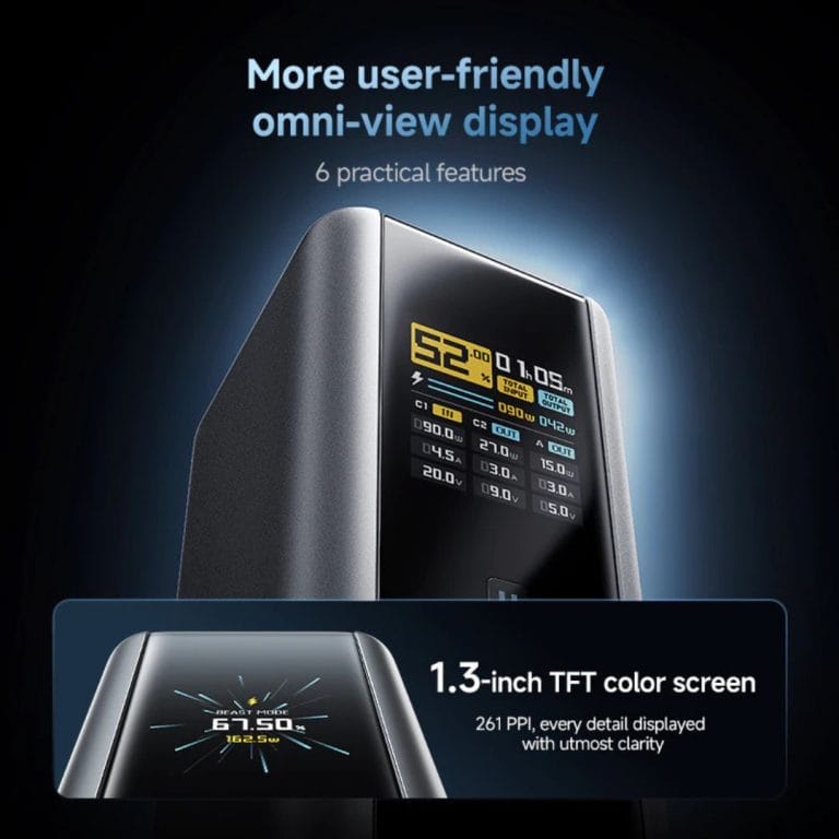 4. Cuktech 15 Ultra Power Bank 20000mAh 210W USB Type C Fast Charging