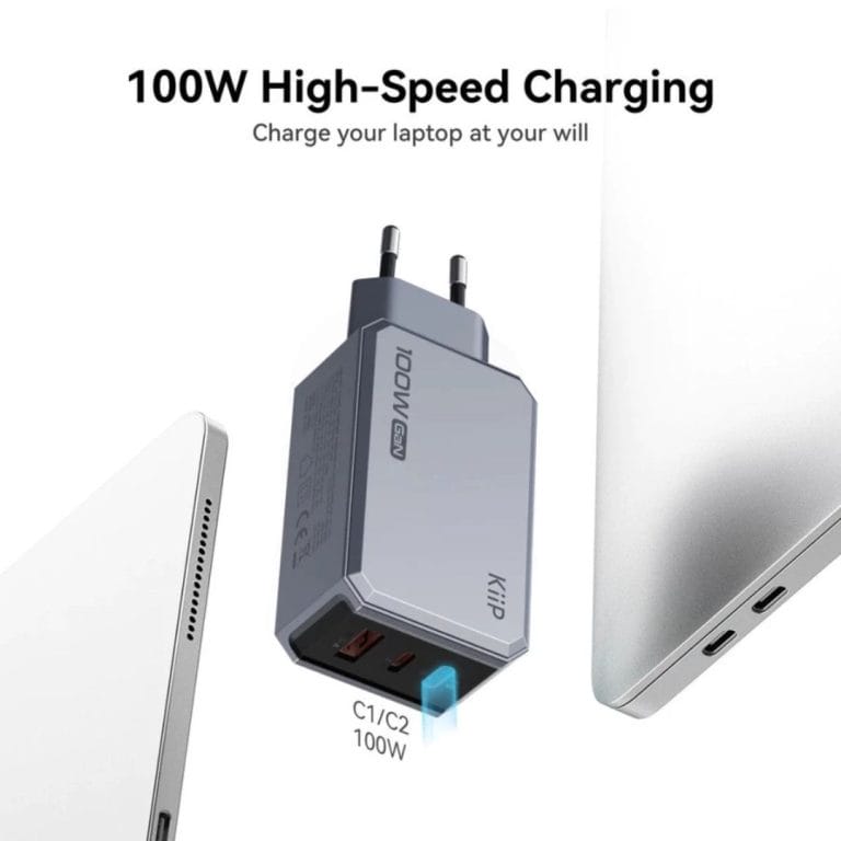 4. KiiP C101E Charger Adaptor GaN6 100W
