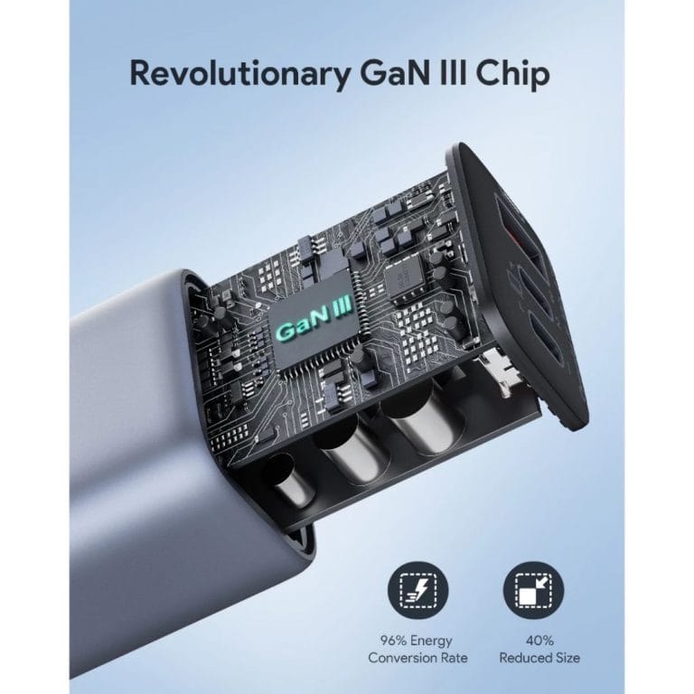 5. Aukey Charger Multi Port Type C and USB A 67W