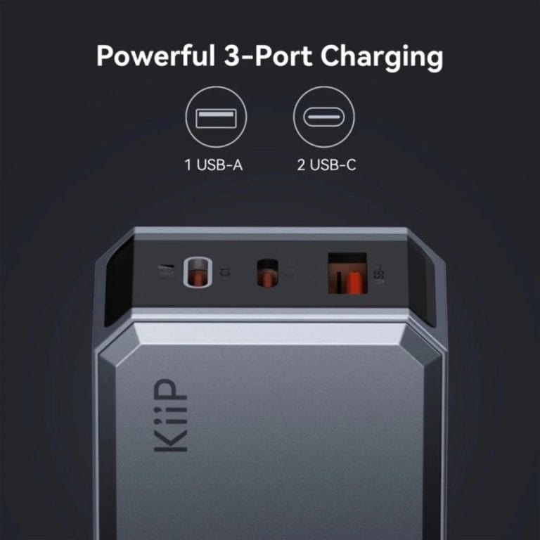 5. KiiP C101E Charger Adaptor GaN6 100W