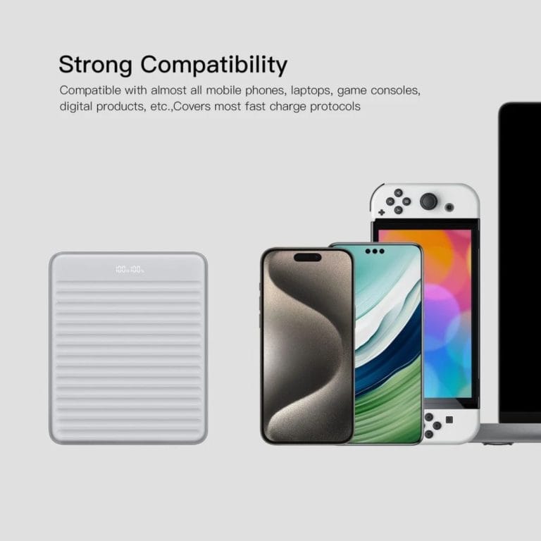 5. KiiP E63 Power Bank Fast Charging 100W Quick Charge Type C PD