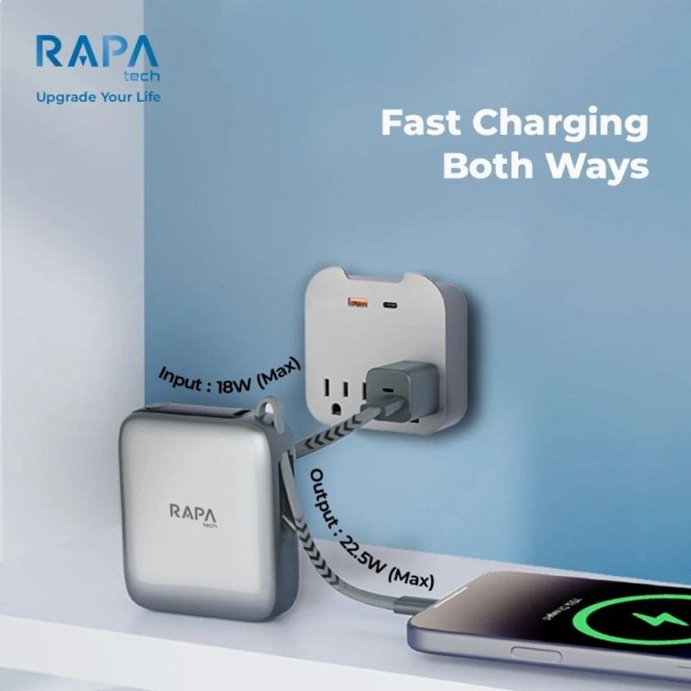 5. RAPAtech Powerbank Origin Link 10.000 mAh Fast Charging PD22,5W