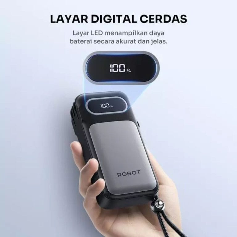 5. ROBOT RT AC10 Powerbank Fast Charging 10,000mAh 22.5W