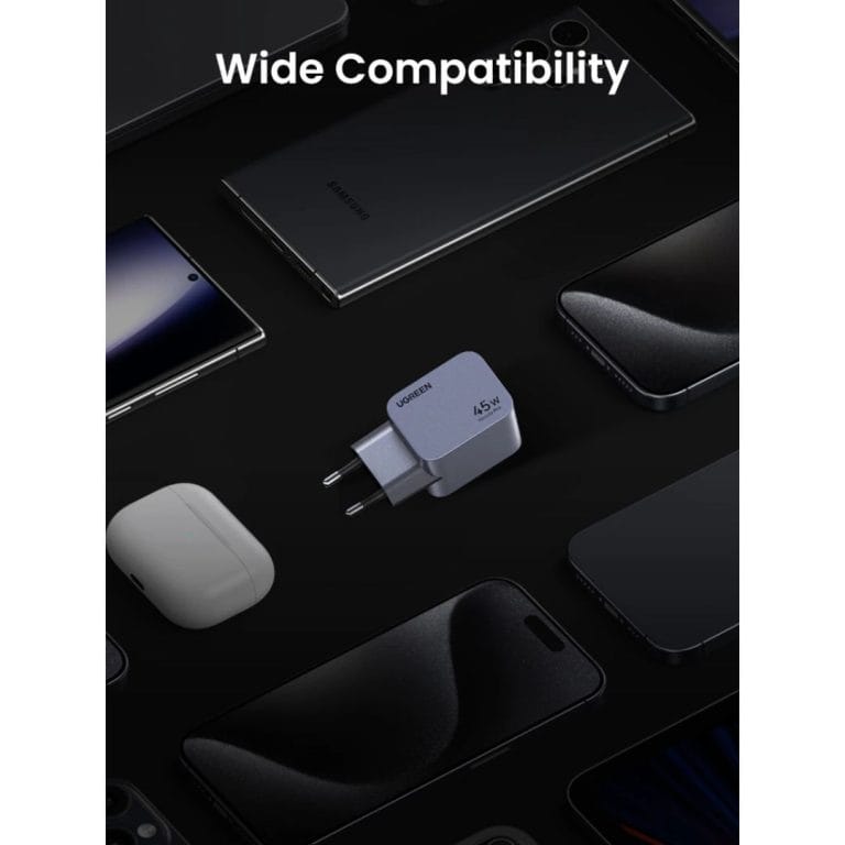 5. UGREEN Nexode Pro Dual USB C GaN Fast Charger 45W